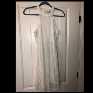 white lace dress